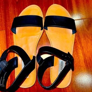 Black Steve Madden size 5.5 sandals